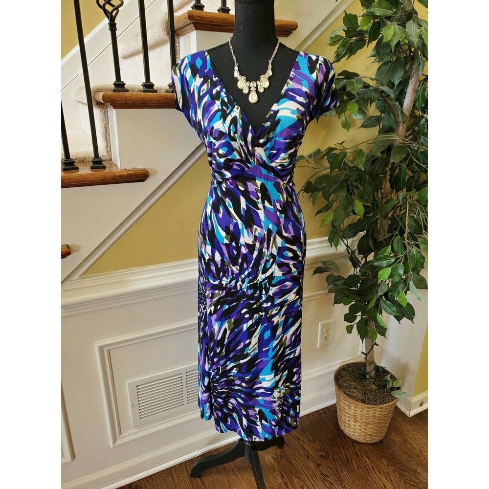Glamour Sleeveless Midi Casual Career Dress SZ 18W